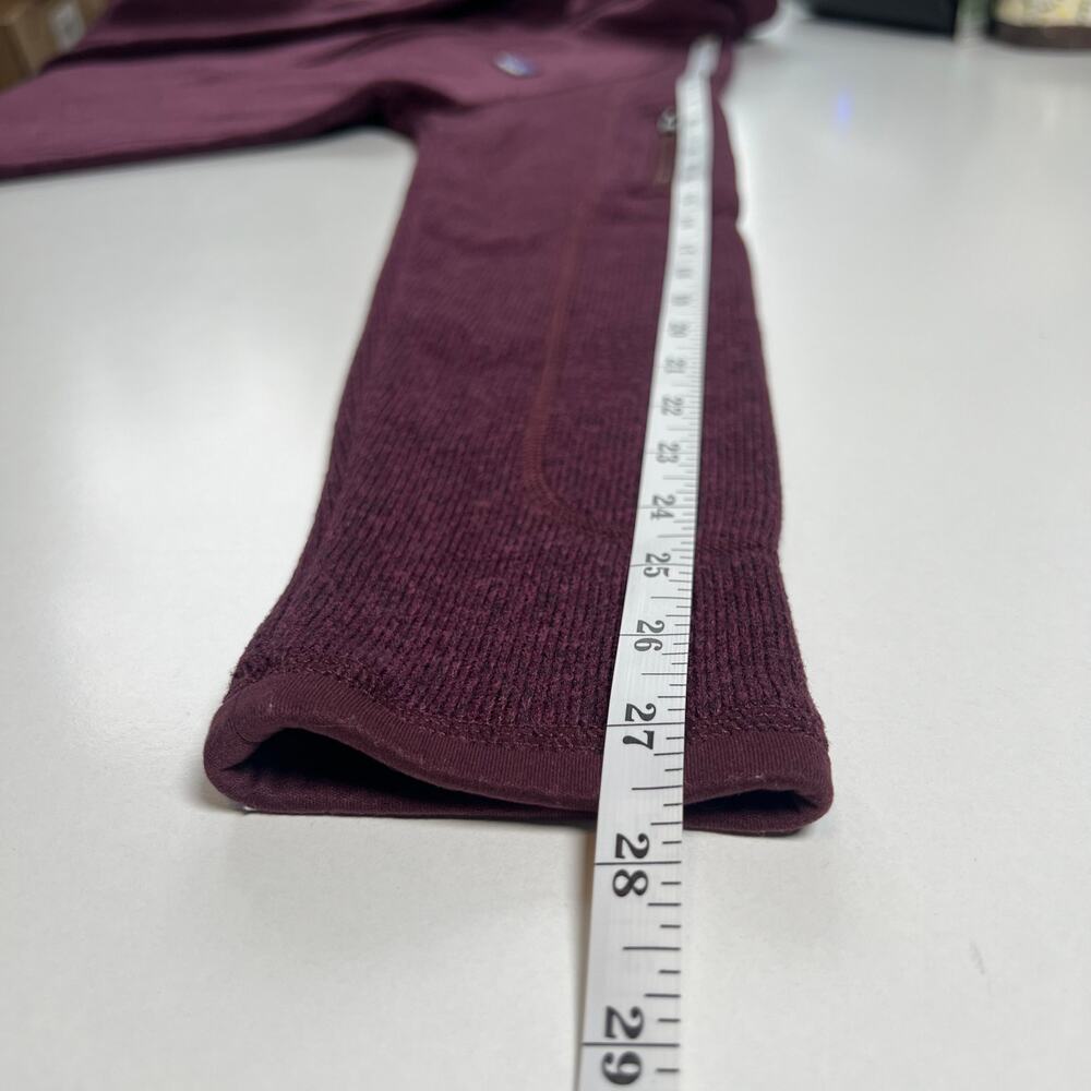 Patagonia Women's Better Sweater 1/4 Zip Burgundy Activewear Pullover Top Size S - Picture 13 of 16